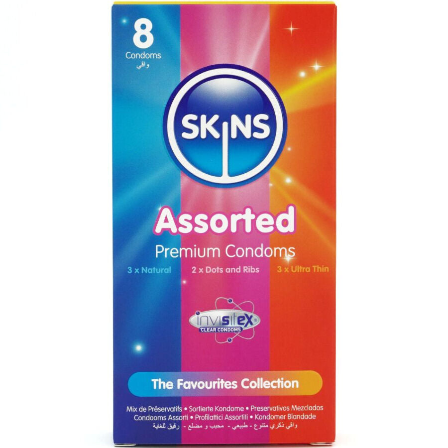 Pacote com 8 Preservativos Premium Variados