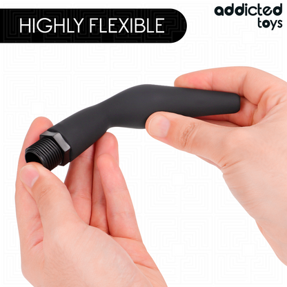 Limpador anal Addicted Toys Modelo 2 com adaptador universal para higiene íntima e conforto