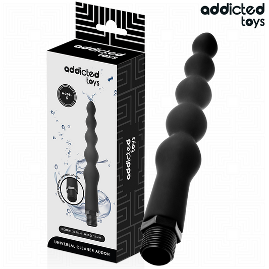 Limpador Anal Addicted Toys Modelo 5 com Adaptador Universal para Higiene Íntima