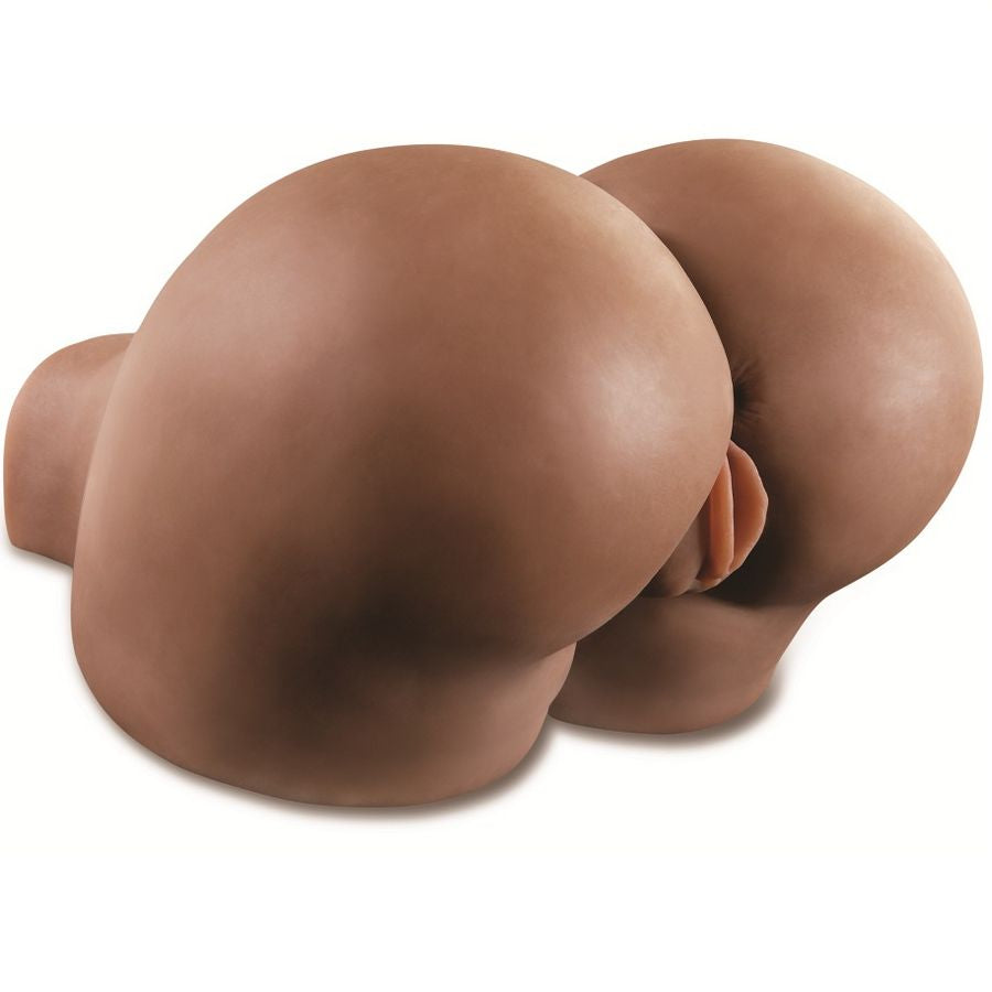 Masturbador Realista Vagina e Ânus - Extra Real Preto