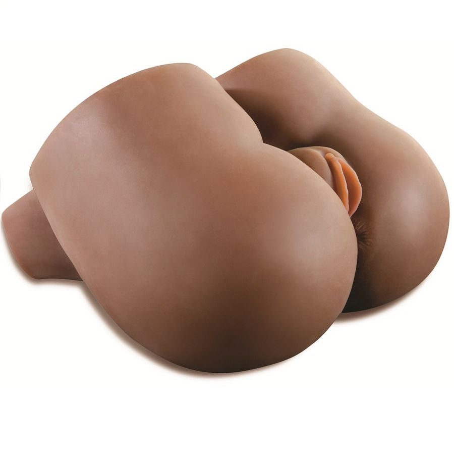Masturbador Realista Vagina e Ânus - Extra Real Preto