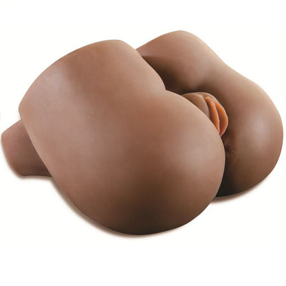 Masturbador Realista Vagina e Ânus - Extra Real Preto