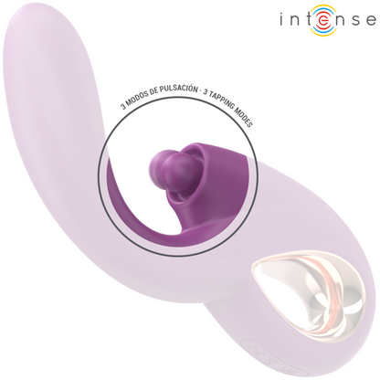 INTENSE Lali Vibrador Ponto G Multifuncional roxo com batida, impulso e vibração