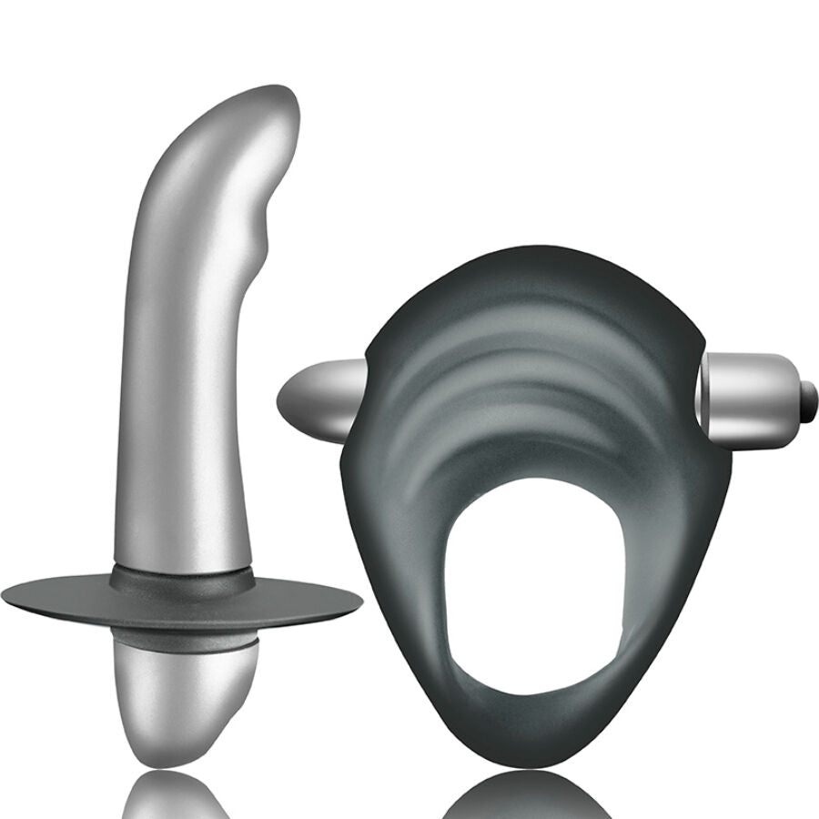 Kit para Casais Iniciantes: Anel Peniano e Vibrador de Próstata