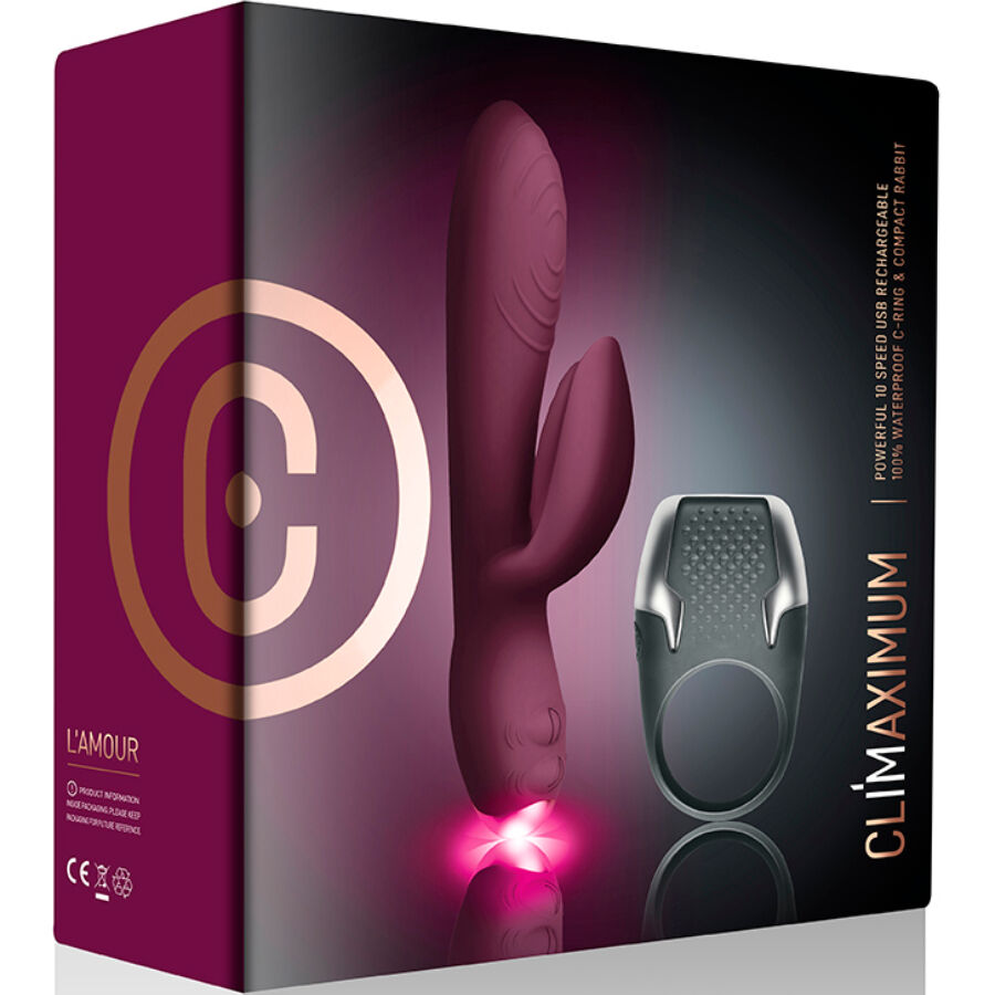 Kit Vibrador Coelho e Anel Peniano de LED