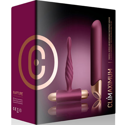 Kit Vibrador Clássico e Plug Anal para Iniciantes