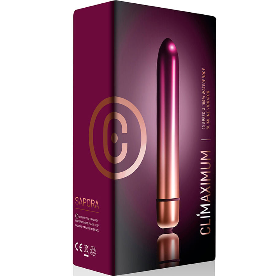 Vibrador Bala Clássico com 10 Modos de Vibração e Design Discreto