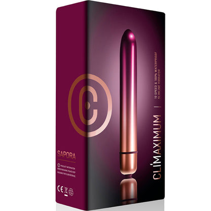 Vibrador Bala Clássico com 10 Modos de Vibração e Design Discreto