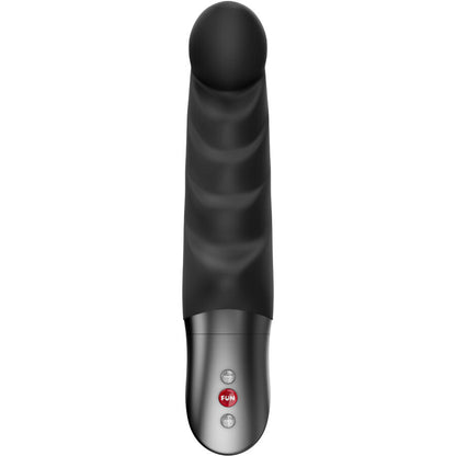 Detalhes do Vibrador Abby G FUN FACTORY para Ponto G Curvado Preto, mostrando a textura e design ergonômico.