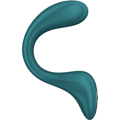 Vibrador Coelho Satisfyer G for Goddess 2 Verde Garrafa com dupla estimulação de Ponto G e clitóris para prazer intenso.