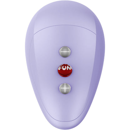 Vibrador FUN FACTORY Essence Air Pulse Roxo, detalhe da ponta de estimulação sem contato.