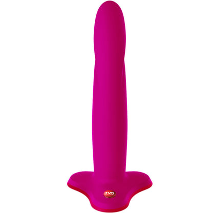 Close-up do Dildo Flexível FUN FACTORY Limba Flex M Magenta, mostrando seu design ergonômico e flexibilidade.