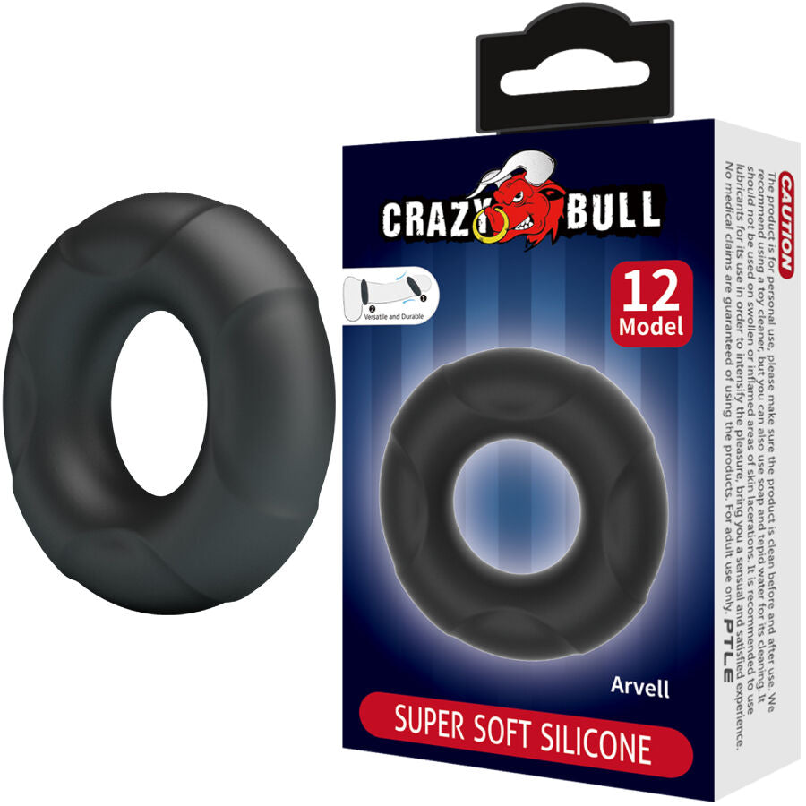 Anel Peniano de Silicone Ajustável para Prazer Masculino