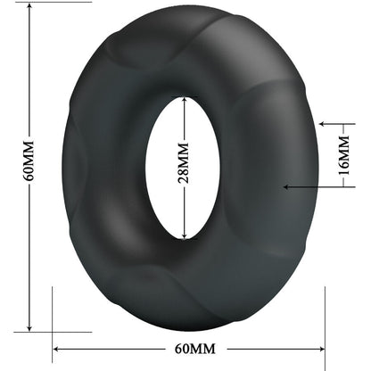 Anel Peniano de Silicone Ajustável para Prazer Masculino