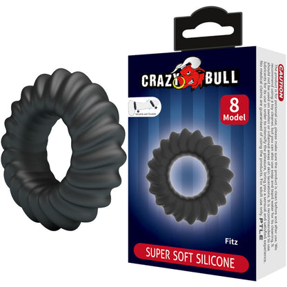 Anel Peniano de Silicone Ajustável Fitz Modelo 8
