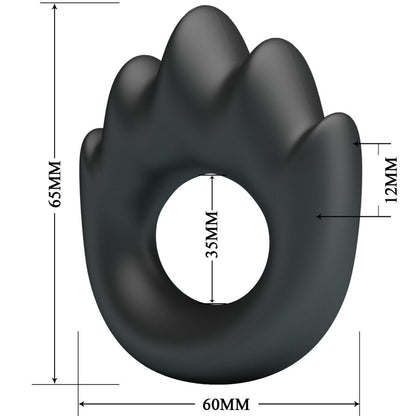 Anel Peniano de Silicone Ajustável para Prazer