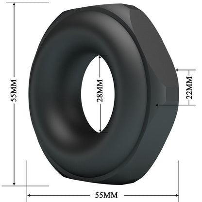 Anel Peniano de Silicone Jarvius Modelo 14 para Prazer e Controle