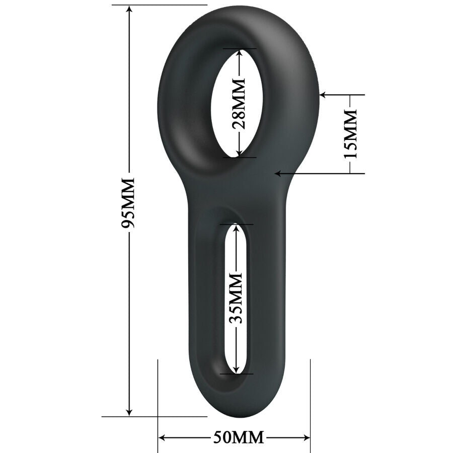 Anel Peniano de Silicone para Controle e Prazer Intenso