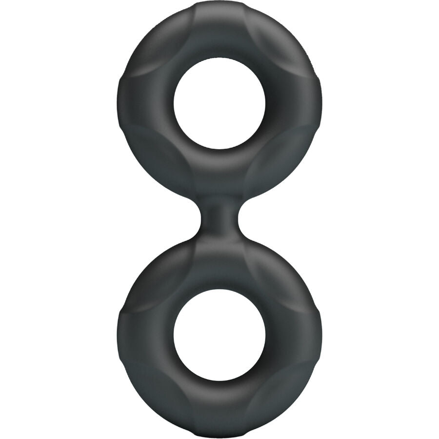Anel Peniano Duplo de Silicone Radwan para Retardar a Ejaculação