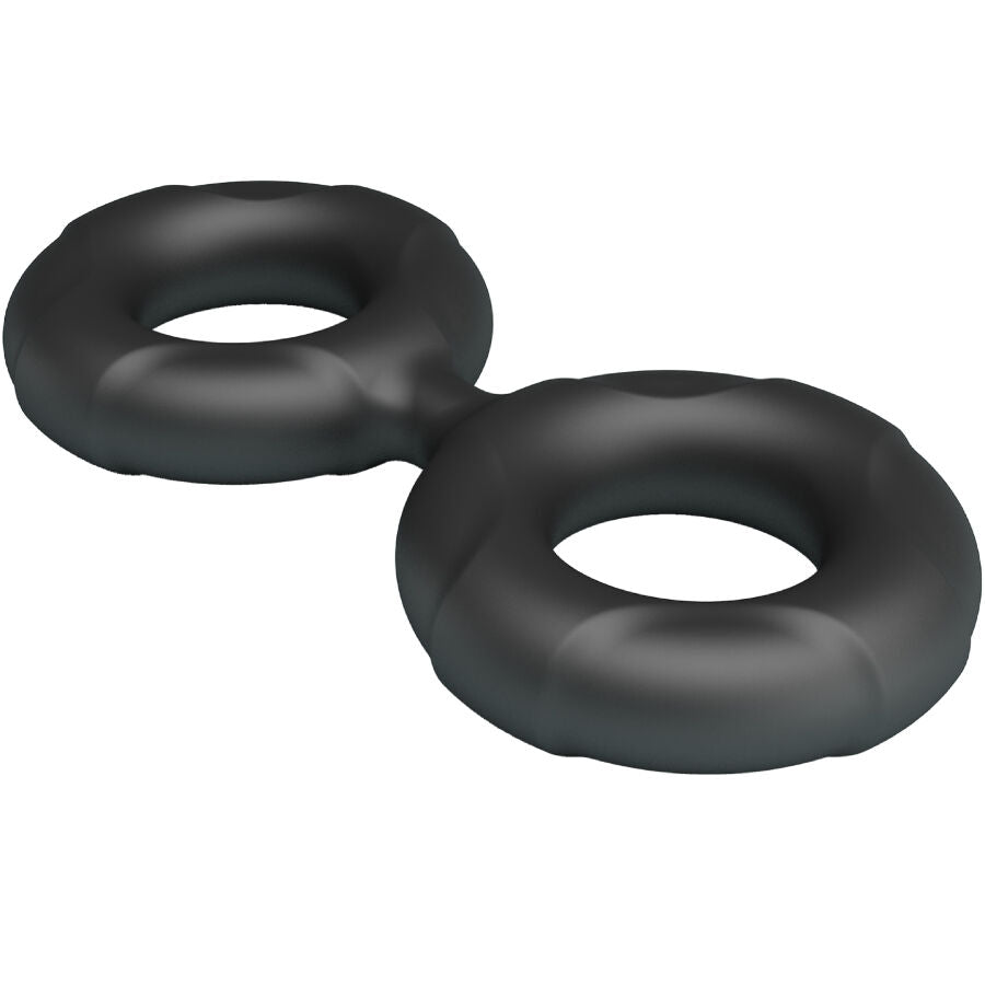 Anel Peniano Duplo de Silicone Radwan para Retardar a Ejaculação