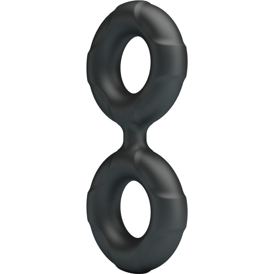 Anel Peniano Duplo de Silicone Radwan para Retardar a Ejaculação
