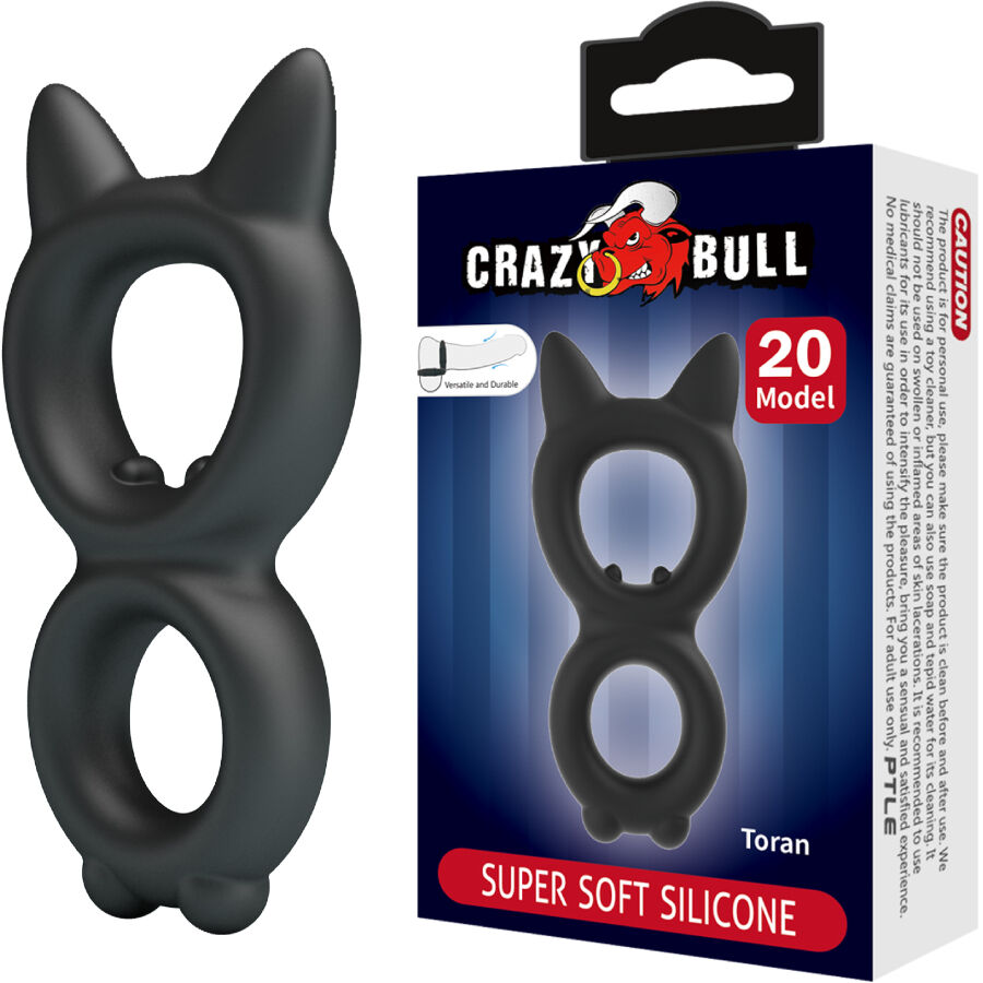 Anel Peniano Duplo de Silicone Toran Modelo 20