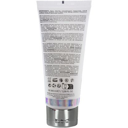 Silexd Lubrificante Cremoso Milky Lub Bio Efeito Sêmen 100 ML para realismo e prazer natural.