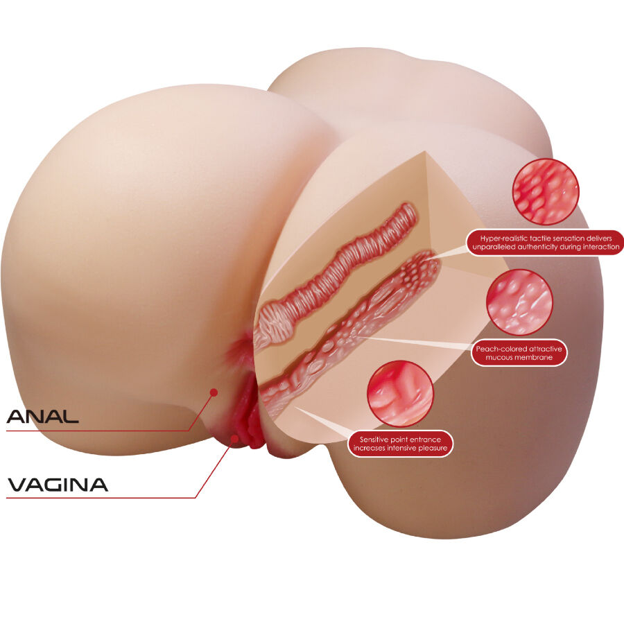 Masturbador Feminino Realista Julia com Vagina e Ânus - 11kg