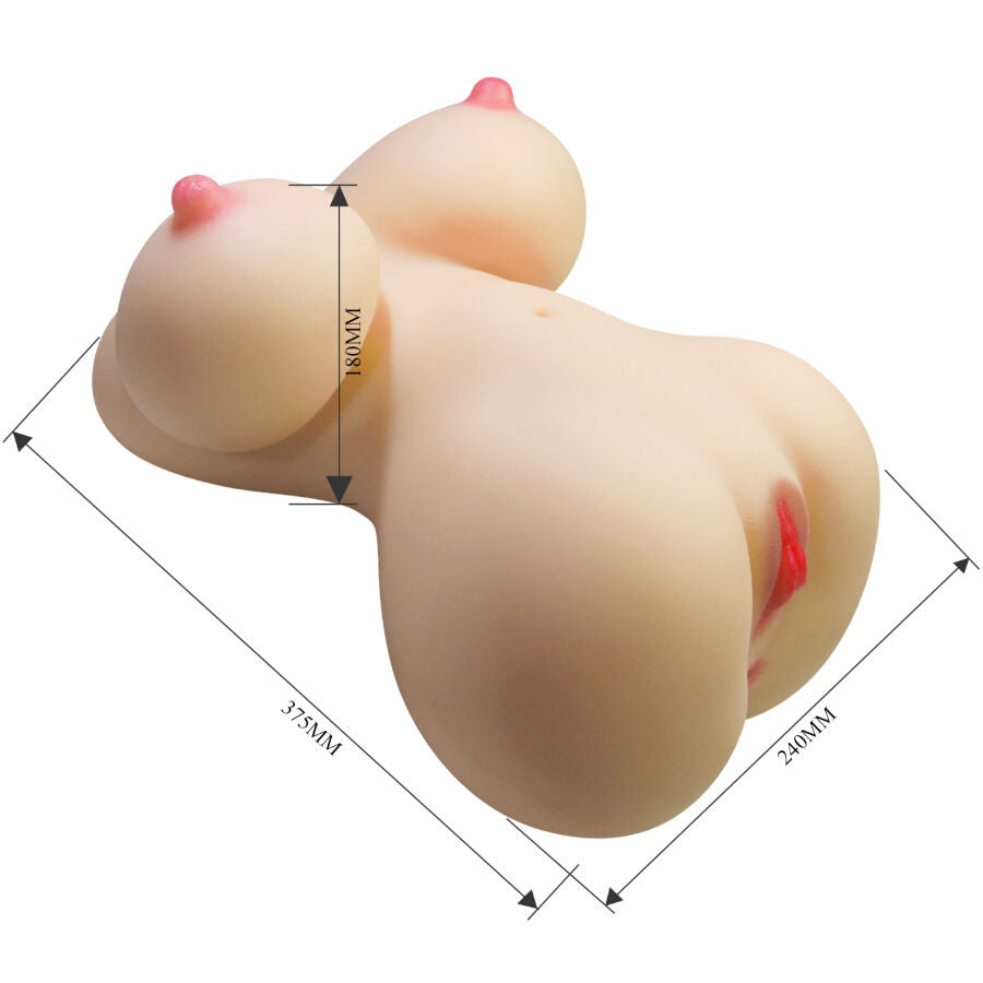 Masturbador Feminino Realista Fiona com Vagina e Ânus - 7.1kg