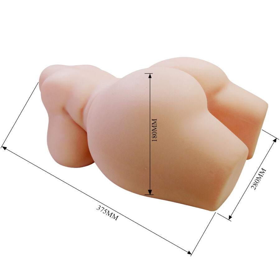 Torso Masturbador Feminino Realista Vagina e Anal com 7,5 kg
