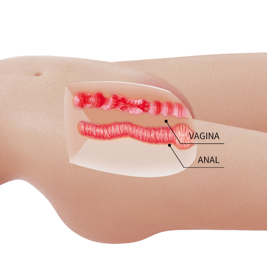 Masturbador Feminino Realista de Torso Mia - Vaginal e Anal, 8.5 kg