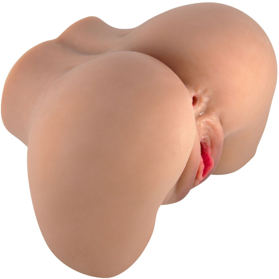 Masturbador Masculino Dupla Entrada com Vagina e Ânus Realistas e Vibrador Bullet
