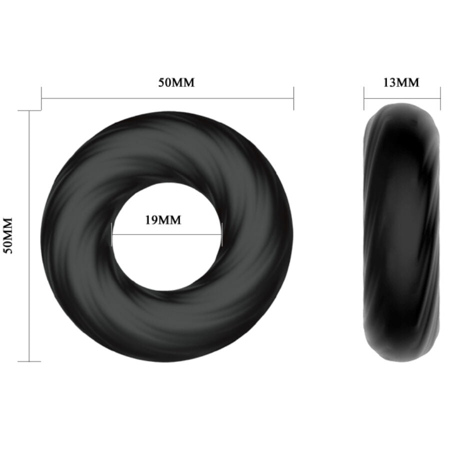 Anel Peniano de Silicone Espiral