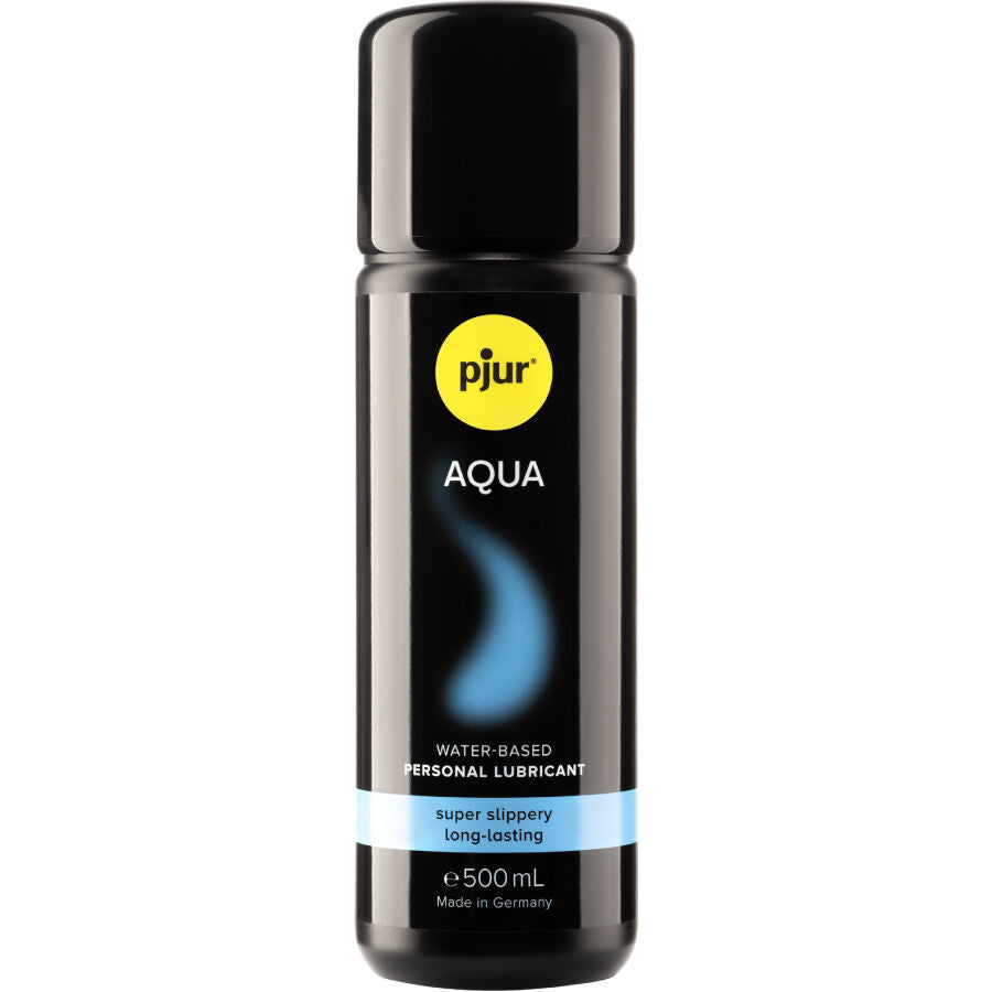 Frasco de PJUR Lubrificante Íntimo Aqua à Base de Água 500 ML