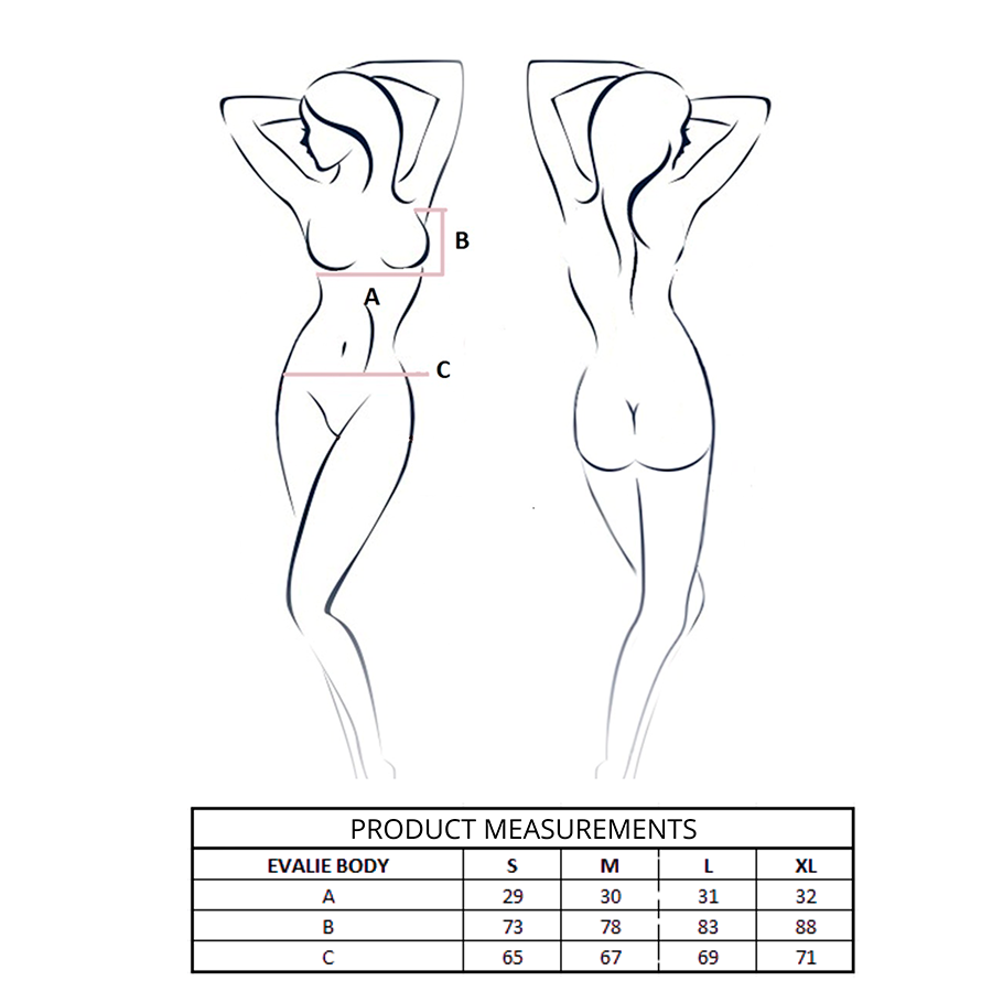 PASSION - EVALIE BODY BRANCO P/M