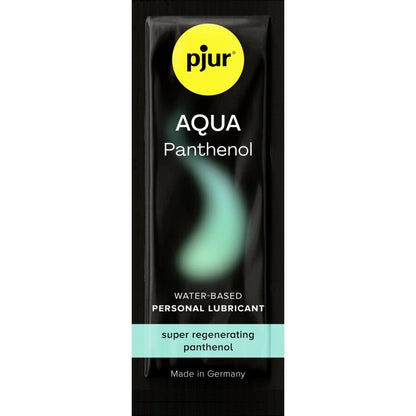 Pjur Lubrificante À Base de Água Aqua Pantenol 2 ML, para higiene e conforto íntimo.