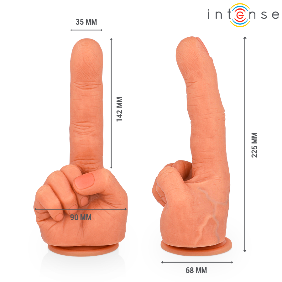 Estimulador de Ponto G Hubert Mão Flexível Intense de silicone macio