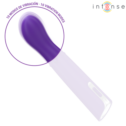 Vibrador Intense Helena Up & Down com esferas para estimulação G-spot, mostrando seu design ergonômico e material de silicone.