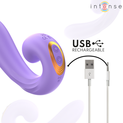 Intense Estimulador Clitoriano Meryl com dupla vibração e design ergonómico
