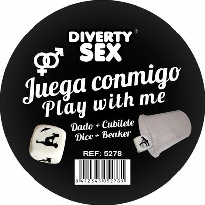 Dado Erótico de Posições com Copo