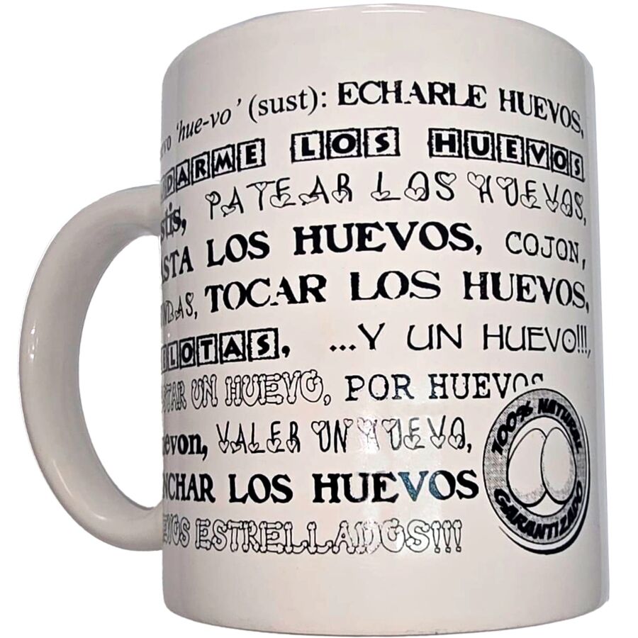 Caneca Branca com Sinónimos Picantes 370 ML