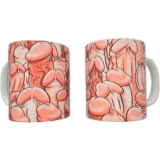 Caneca Pênis Colorida 370 ml