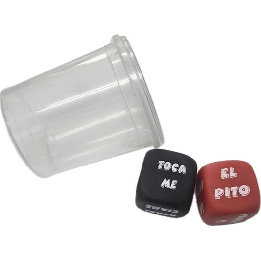 Jogo de Dados Picante - Verbo + Parte do Corpo com Copo
