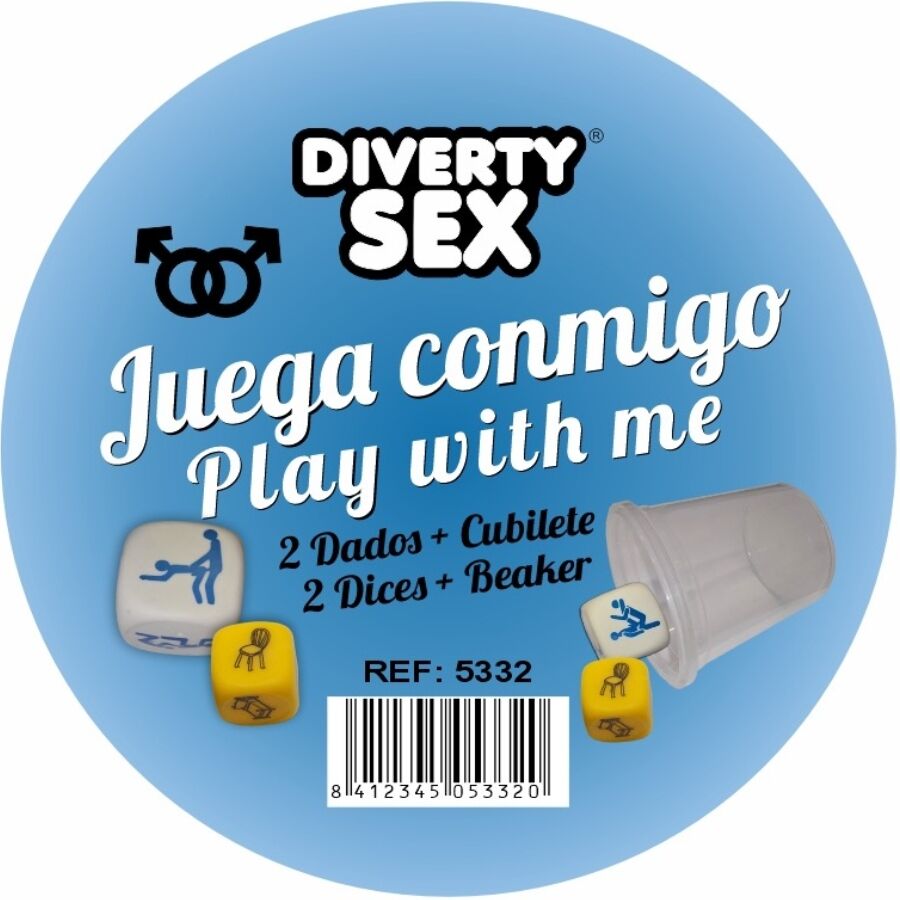 Jogo de Dados Eróticos Lugar e Posições para Casais com Copo