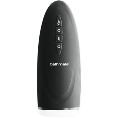 Close-up do masturbador masculino multifuncional BATHMATE Edge Pro, mostrando sua textura e design ergonómico.