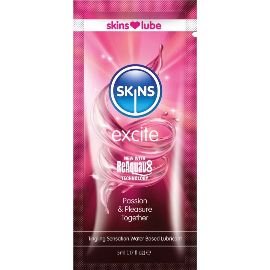 Lubrificante Excite à Base de Água Dose Única 5 ml