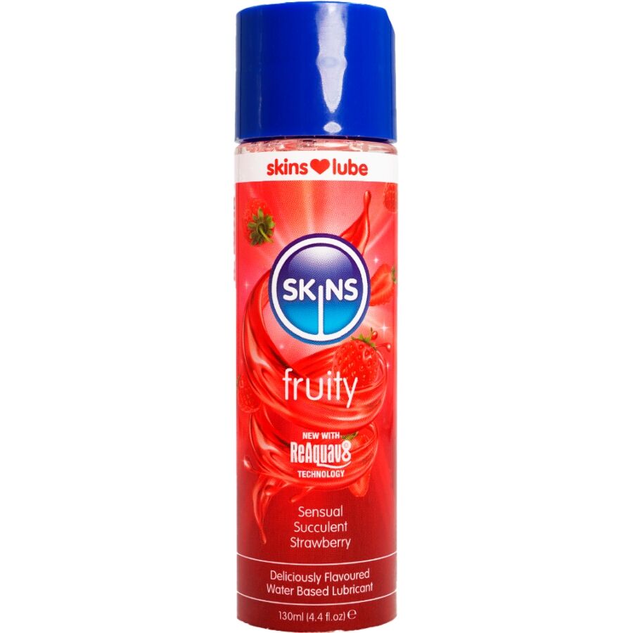 Lubrificante à Base de Água com Sabor Frutado de Morango 130 ml