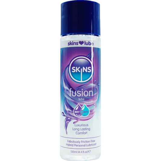 LUBRIFICANTE HÍBRIDO FUSION À BASE DE ÁGUA E SILICONE 130 ML