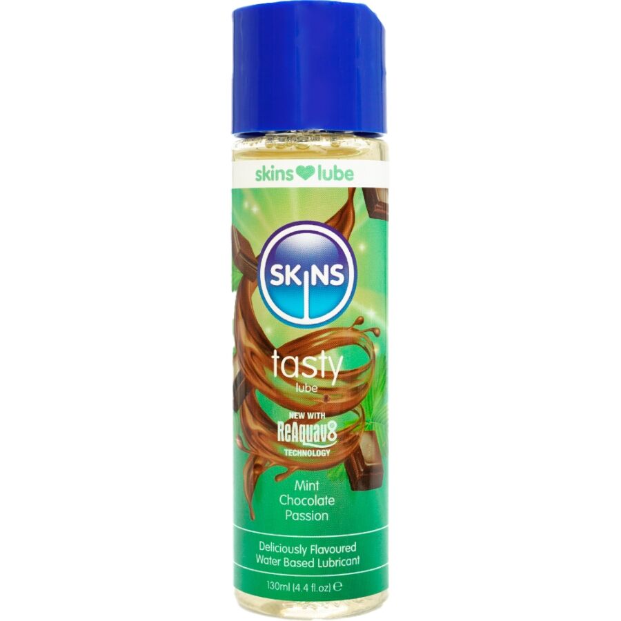 Lubrificante Saboroso à Base de Água com Sabor de Hortelã e Chocolate 130 ML