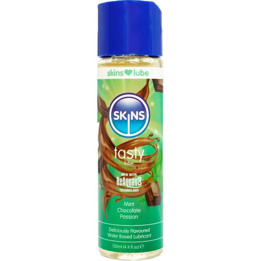 Lubrificante Saboroso à Base de Água com Sabor de Hortelã e Chocolate 130 ML